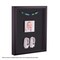 ArtToFrames 14x14 Inch Shadow Box Picture Frame, with a Satin Black Tall 1.00" Wide Shadowbox frame and Super White Mat Backing (4654)
